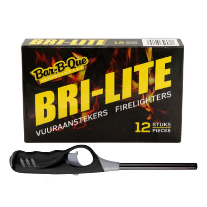 Medium Braai Lighter And 12 Piece Fire Lighter Combo (Black)