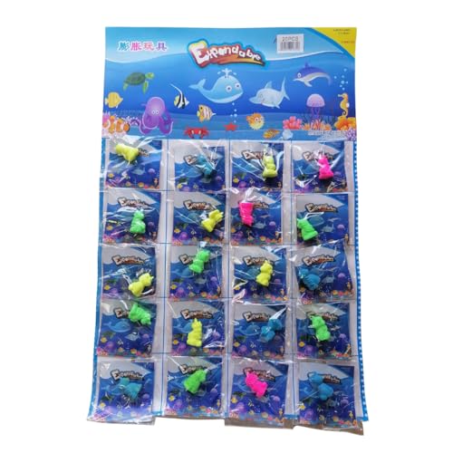 Expandable Unicorn on Card 20pc | Magic Growing Unicorn Toy | Expanding Water Animal