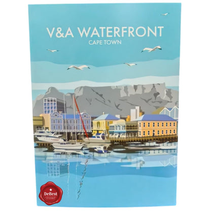 Debest Cape Town Travel Art Card A5 - V&A Waterfront and ZL3 Torch Jet Lighter