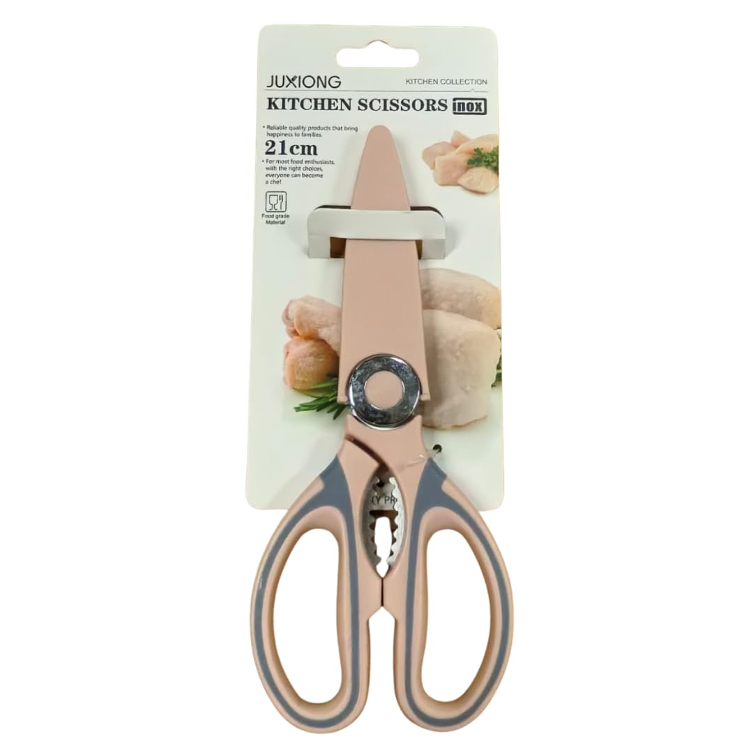Kitchen Scissors - 21cm (Pink)