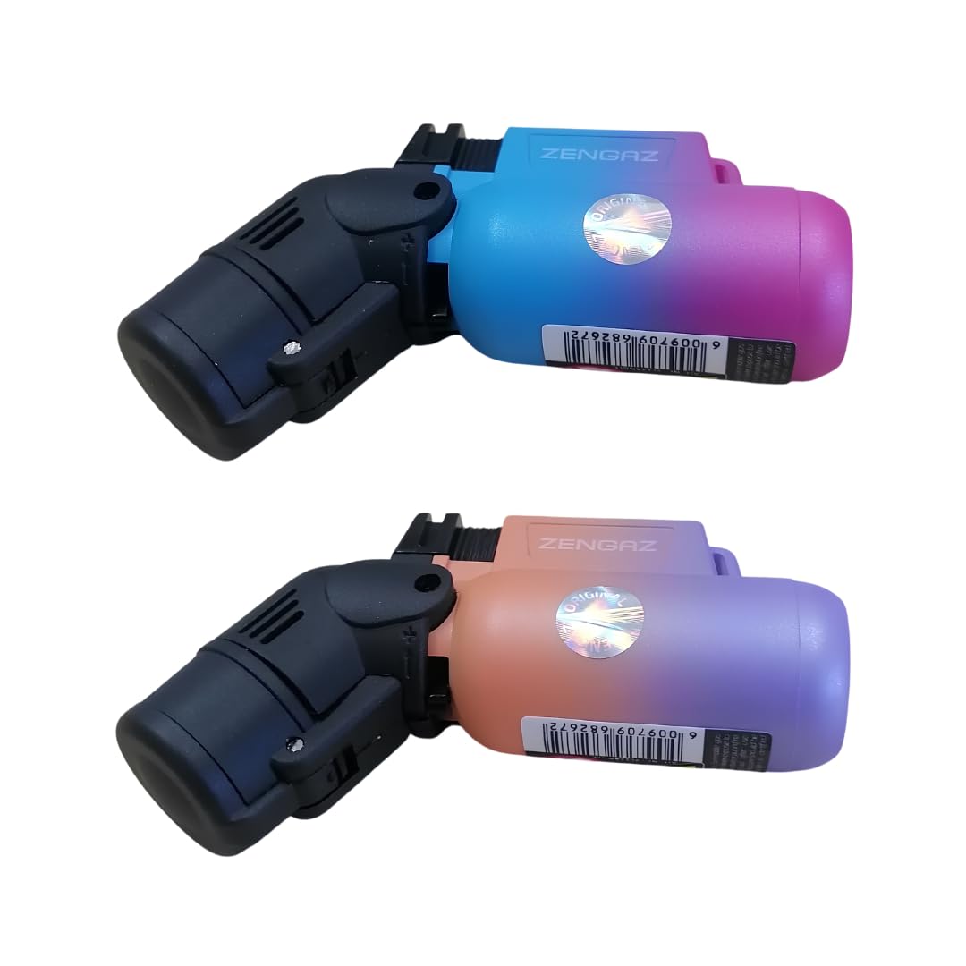 ZL-17 Angle Double Jet Torch Lighter - HC - 2 Pack - Combo B