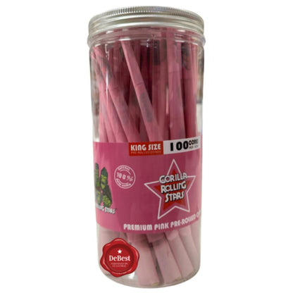 Debest Pre-Rolled Cones 100-Piece Pink
