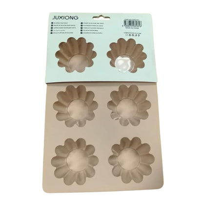Silicone Cake Mold - Flower - 25.5×18cm (Pink)