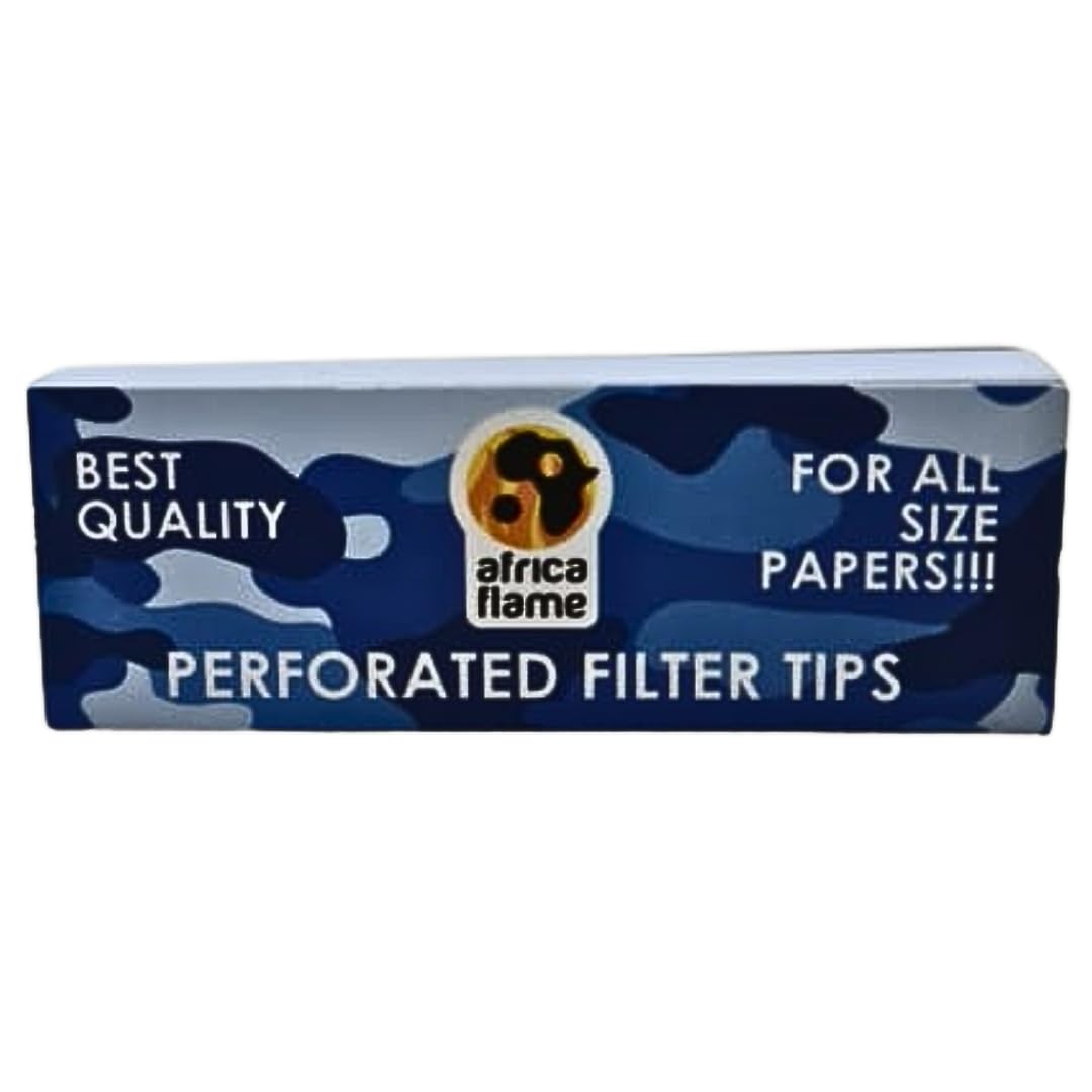 Value Pack - 10 Africa Flame Hemp Rolling Papers And 7 Filters Tips - Lilac