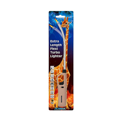 Braai Rake And Flexible Extra Length Braai Lighter (Brown)