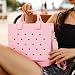 Nana EVA Croc Shoulder Bag & Coco EVA Croc Crossbody Bag Combo Set (Pink)