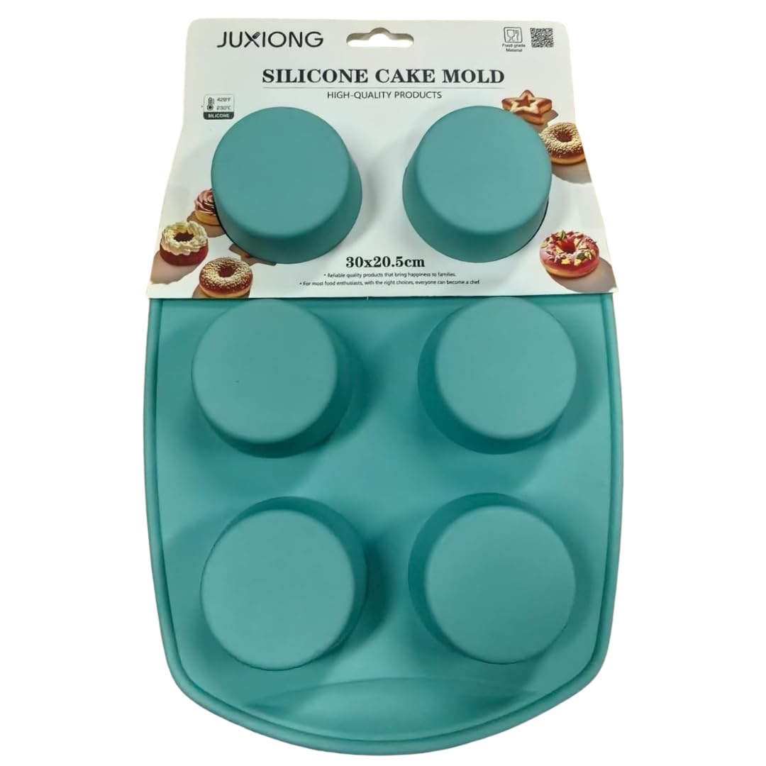 Silicone Cake Mold - Mini Circles - 30×20.5cm (Blue)