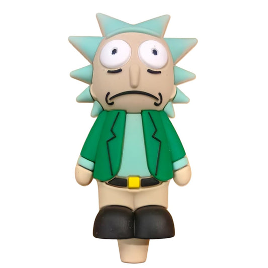 Silicone Rasta Pipe - Rick Sanchez (Green)