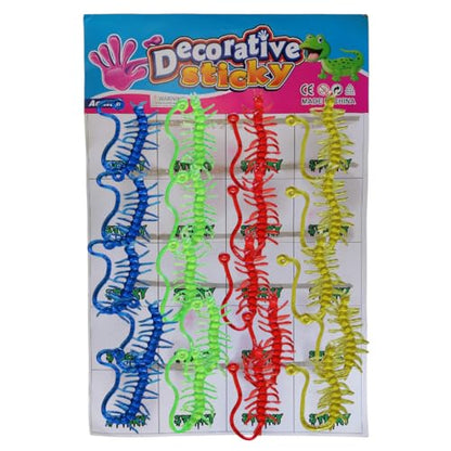 Sticky Assorted Insect 20pc | Stretchy and Sticky Toy Bugs | Fun Party Favour Set