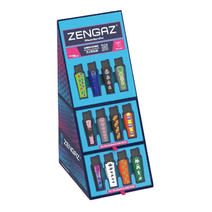 ZL‑7 Slim Jet Flame Lighters Cube Display
