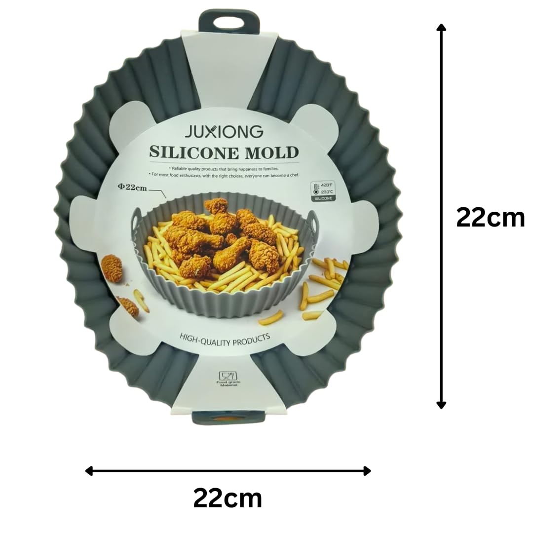 Silicone Mold - Round - 22x22cm (Grey)