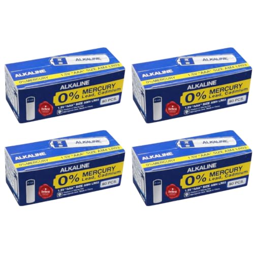 Debest Alkaline AAA Battery 1.5V - Box of 60-4 Pack