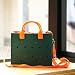 Nana EVA Croc Bag with Shoulder Strap – Lightweight Waterproof Tote Handbag (Green)