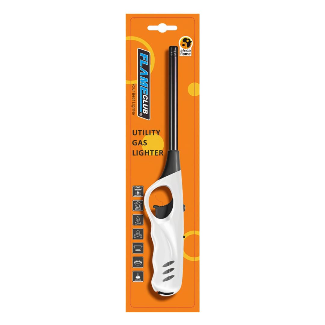 Medium Braai Lighter And 3 Piece Individually Wrapped Fire Lighter Combo (White)