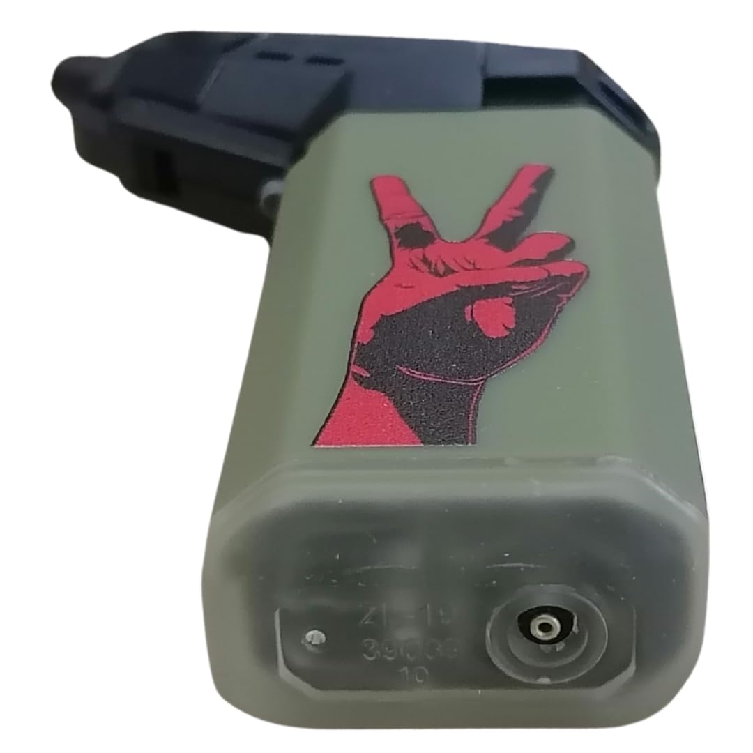 ZL-19 Torch Jet Lighter - Peace Hand Sign