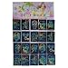 Scratch Book on Card 20pc | Rainbow Scratch Art Cards for Kids | Creative Drawing Fun
