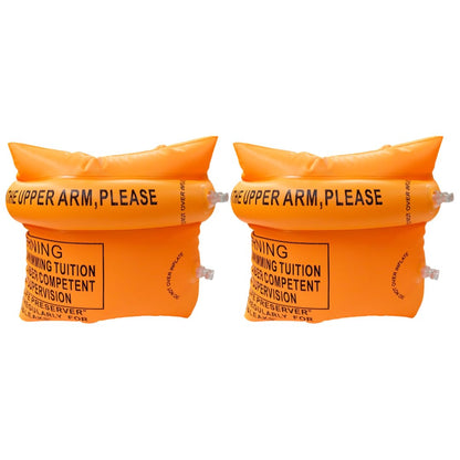 Swimming Inflatable Floating Arm Bands - Orange