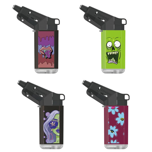 ZL 19 Mega Jet Flame Lighter - 4 Pack Combo 1