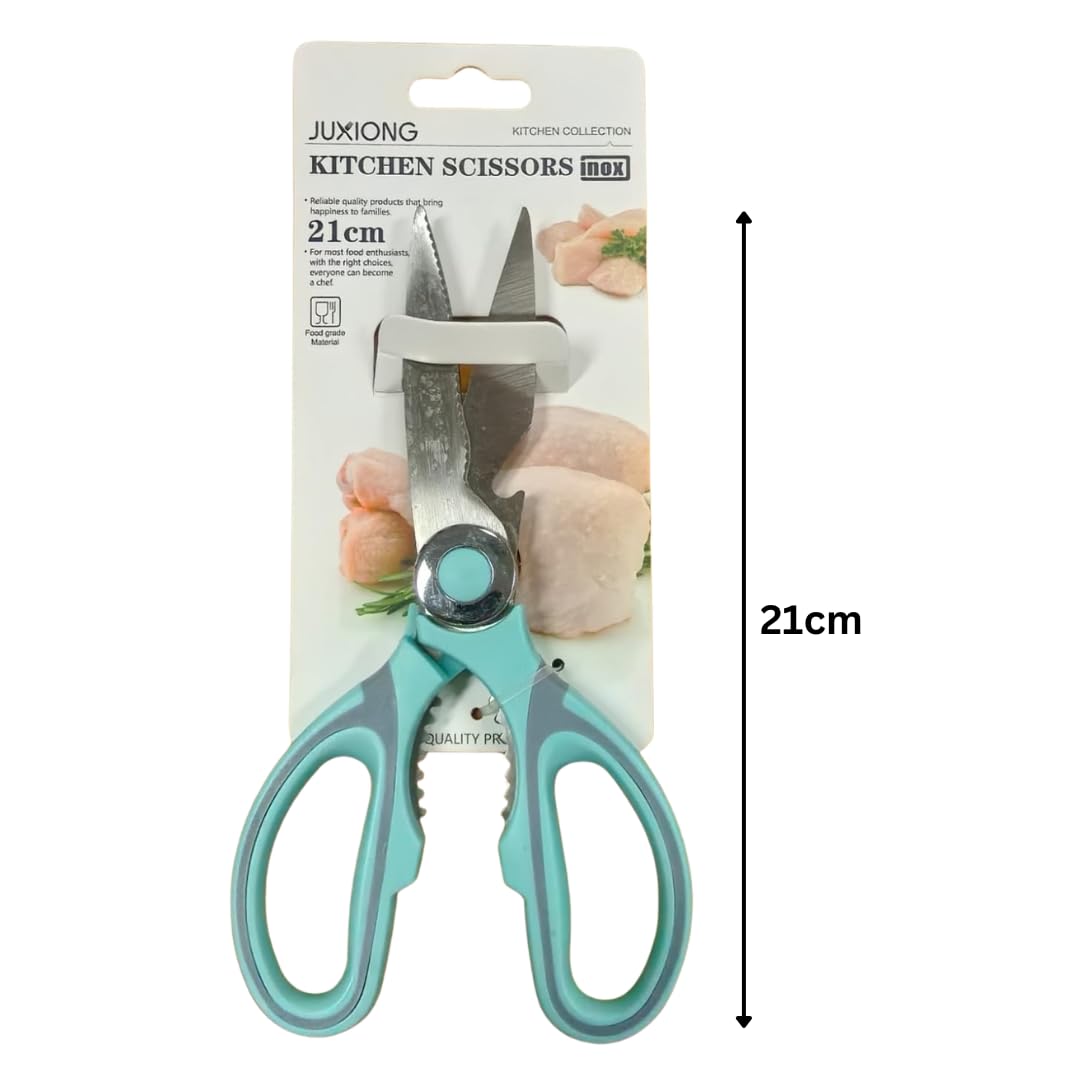 Kitchen Scissors - 21cm (Blue)