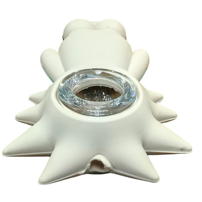 Silicone Rasta Pipe - Rick Sanchez (White)