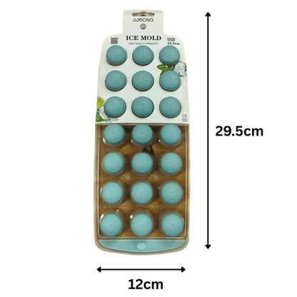 Silicone Ice Mold - Small Circles - 29.5×12cm (Blue)