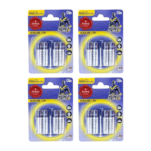 Debest Alkaline AAA Battery 1.5V 4PC - 4 Pack