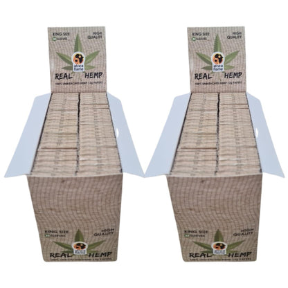 Africa Flame 100% Hemp Rolling Paper - 50 Booklets - 2 Pack