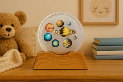 3D Creative Lamp – Planets Illuminated Art Light