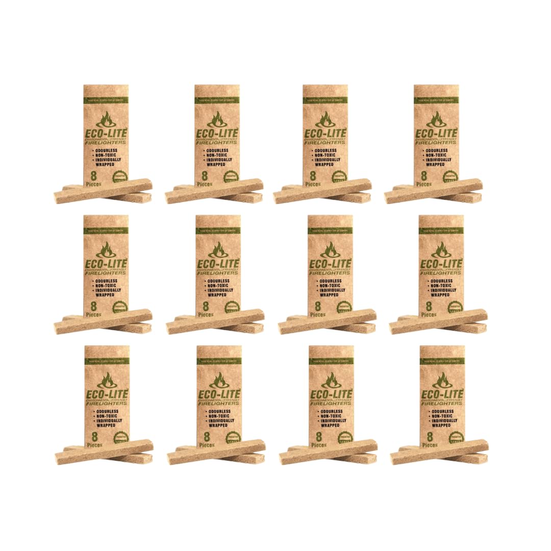 Environmentally Friendly Firelighters 8 Piece - 12 Pack