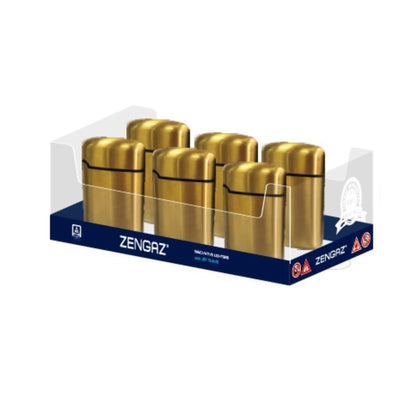 Zengaz ZP-3 Mega Jet Turbo Flame Lighter Metal Gold 6's