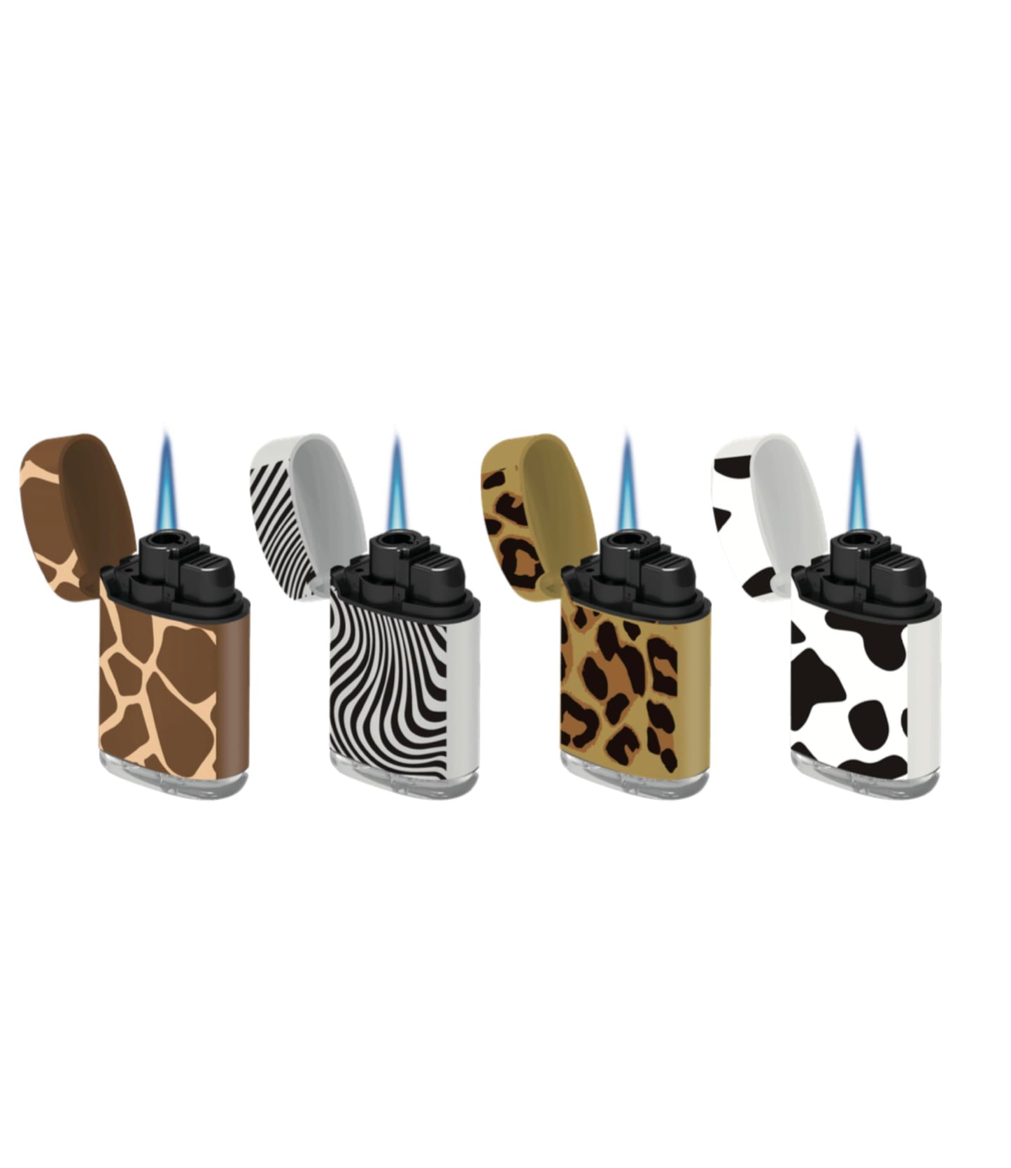 ZL 3 Mega Jet Flame Lighter SKIN 4 Pack & 330 ML Gas