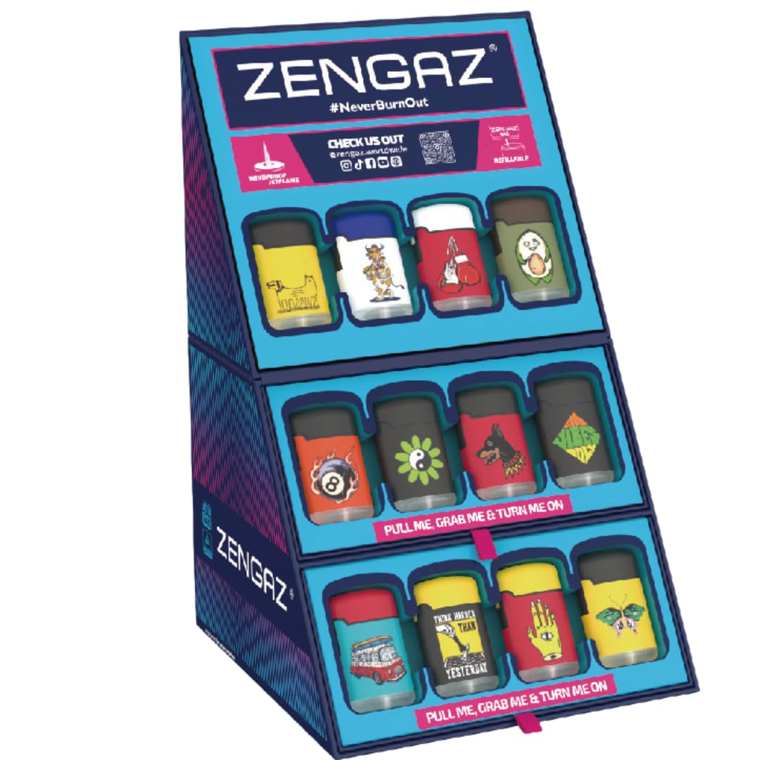 Zl3 Cube 21-48 Piece Display Torch Jet Lighters
