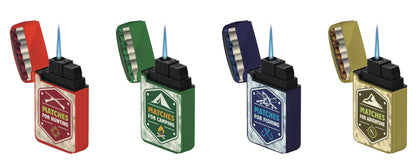 12 Pack Zengaz Mega Jet Flame - Match Design