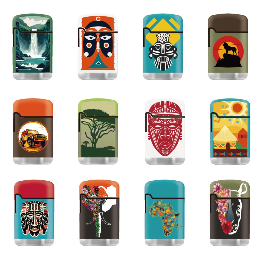 ZL3 Africa Mix Cube – 48 Piece Display Torch Jet Lighters