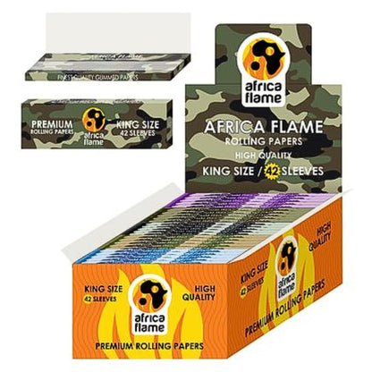 Africa Flame Rolling Paper King Size - 50 pcs (booklets)