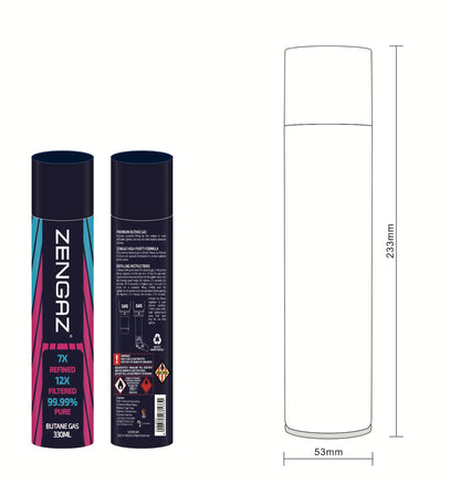 ZL 3 Mega Jet Flame Lighter SHARK 4 Pack & 330 ML Gas