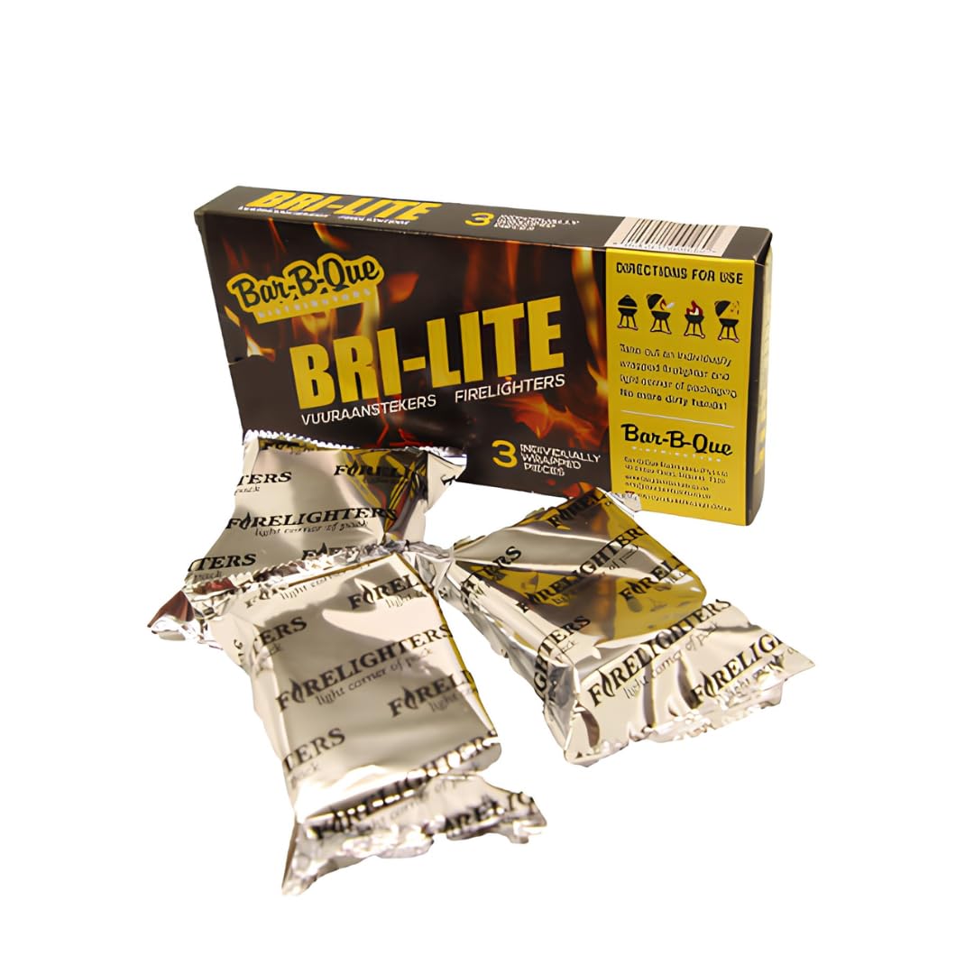 Individually Wrapped Bri-Lite Fire Lighters - 3 Piece 48 Pack