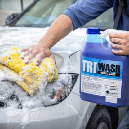 Tri-Wash Car Washing And Waxing Foaming Shampoo - 5 Litre