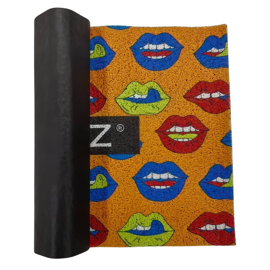 Premium Non-Slip PVC Coil Doormat - Lips
