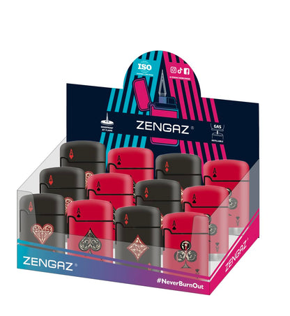 12 Pack Zengaz Mega Jet Flame - Aces Design