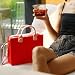 Nana EVA Croc Bag with Shoulder Strap – Lightweight Waterproof Tote Handbag (Red)