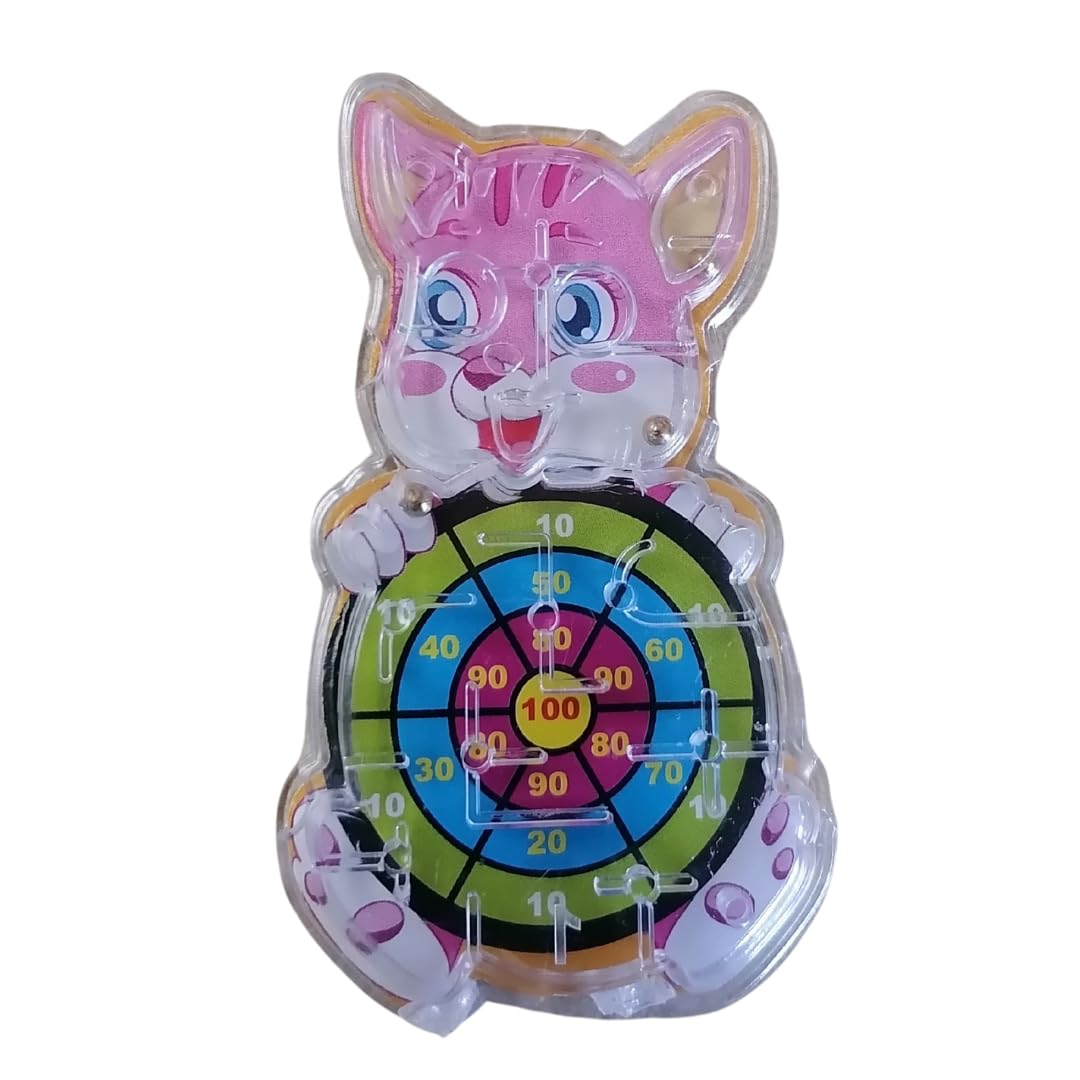 Animal Target Maze Game 20pc | Fun Handheld Maze Puzzle for Kids | Assorted Animal Designs