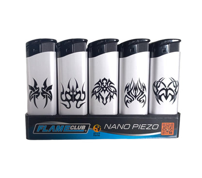 N2 Electronic Lighter 50' Tray (Silver Tattoo)