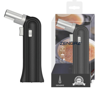 2 Pack ZT-88 Torch Jet Brulee Burner Lighter -Black and White