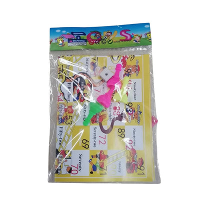 New Snakes and Ladders (S) 20pc | Classic Kids Board Game | Travel-Friendly Mini Set