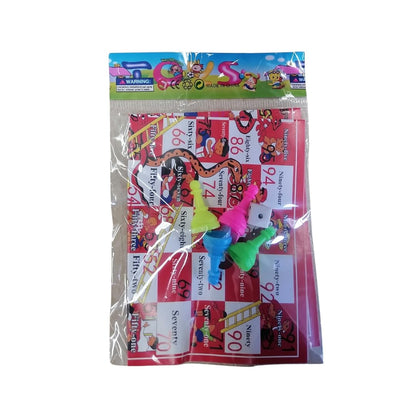 New Snakes and Ladders (S) 20pc | Classic Kids Board Game | Travel-Friendly Mini Set
