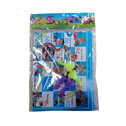 New Snakes and Ladders (S) 20pc | Classic Kids Board Game | Travel-Friendly Mini Set