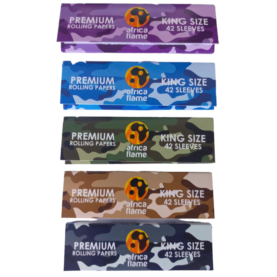 Value Pack - 10 Africa Flame Rolling Papers And 9 Filters Tips