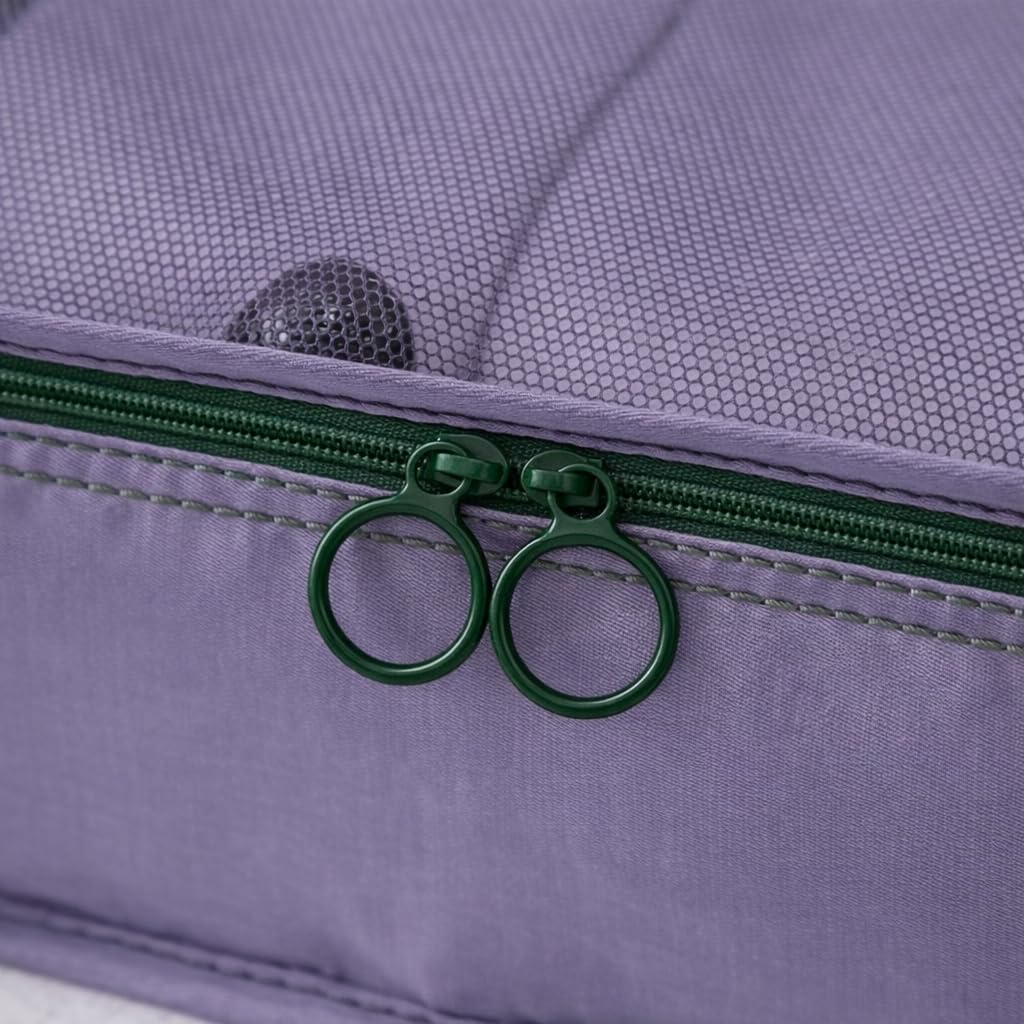 7‑Piece Travel Packing Organizer Set (Purple)