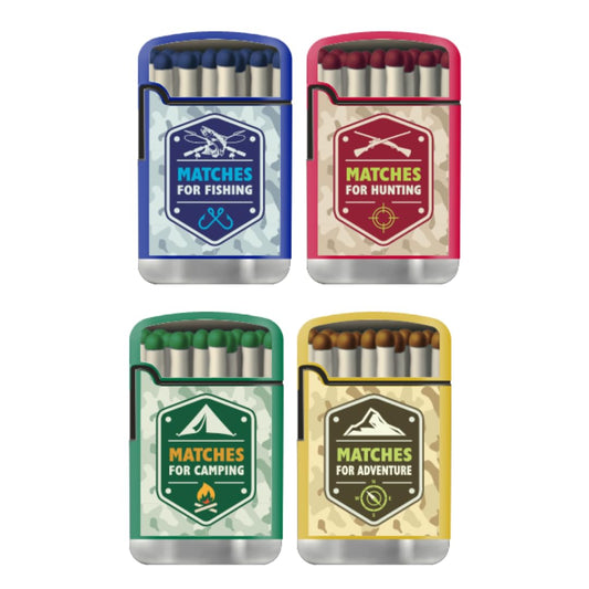 ZL 3 Mega Jet Flame Lighter - Matches - 4 PK